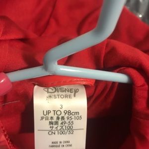 Disney Cars themed rain coat from Disney Store